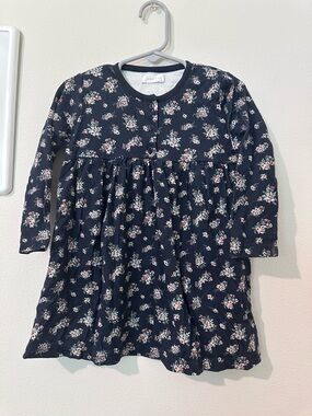 Jamie Kay Sapphire Floral Long Sleeve Casual Dress